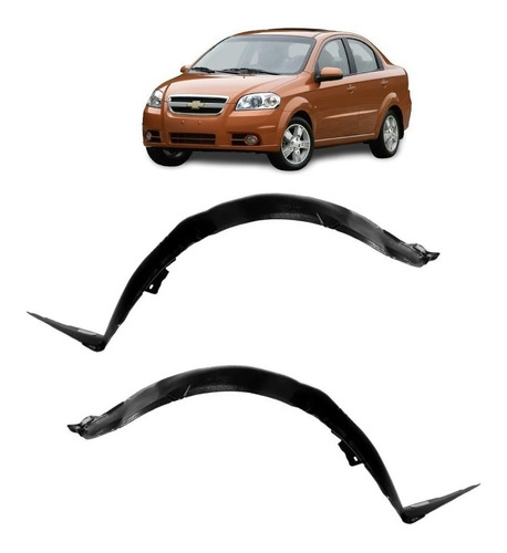 Juego De Guardaplast P/ Chevrolet Aveo 2009 2010 2011 2012 