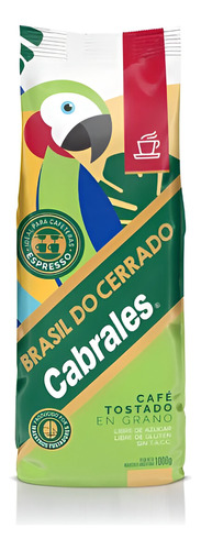 Cafe Cabrales Brasil Do Cerrado Tostado En Grano 1kg S/azuc
