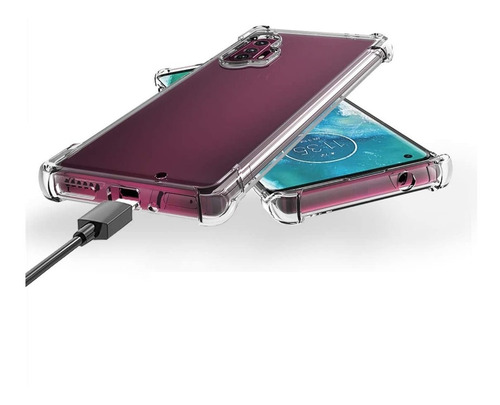 Funda Clear Airbag Alto Impacto Premium Motorola Edge