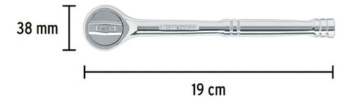 Matraca Liberacion Rapida Cabeza Para Cuadro 1/8'' 27352