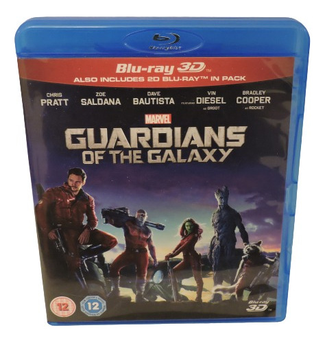 Guardianes De La Galaxia / Blu Ray 3d Y 2d Importado