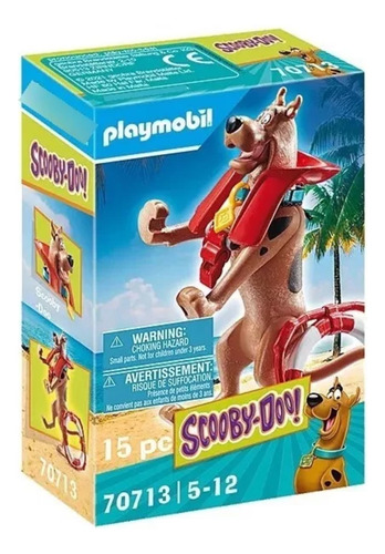 Figura Playmobil 3 Scooby Doo Policía, Bombero Y Rescatista