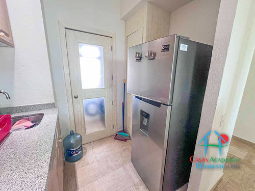 Cad Kabah 803. Departamento En Renta Vacacional Con Terraza En Acapulco Diamante