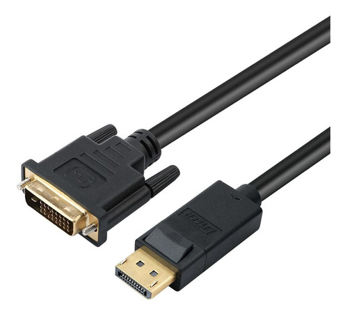 Dtech - Cable Displayport A Dvi-d De Enlace Único Macho A Ma