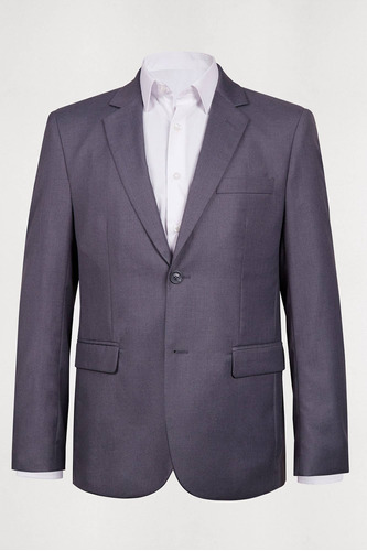 Traje Macowens Ss100 Liso Gris Hombre 039203246004