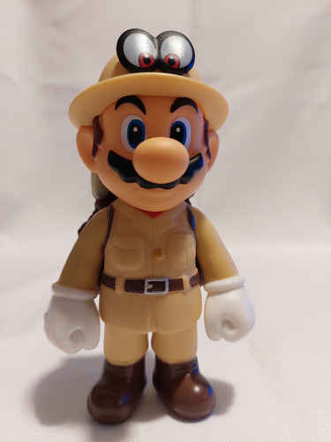 Mario Explorador Y Sombrero (cappy) - Super Mario - 12cm - 2