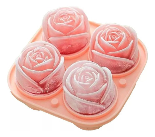 Molde De Hielo Con Forma De Rosa