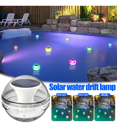 K Solar Water Floating Outdoor Night Home Garden Pool F 5702
