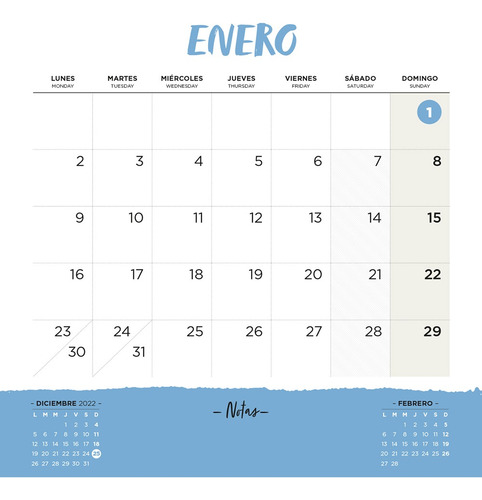 Imagen 2 de 4 de Calendario De Pared Quino 2023