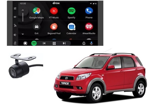 Kit Radio Android 10 Waze Daihatsu Terios 2013 2014 2015 16