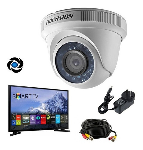 Kit Seguridad Camara Infrarroja Listo P/ Conectar A Tv O Dvr