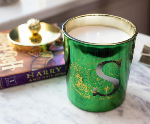 Harry Potter House Slytherin Vela De Cera De Soja Premium Co