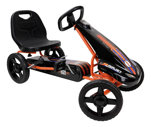 509 Air Jet Pedal Go Kart - Naranja - Niños, Gráficos Deport