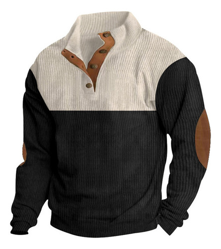 Sudadera Deportiva Con Bloques De Color Para Hombre
