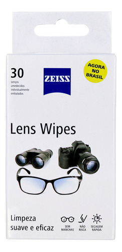 Lens Wipes Zeiss 30 Peças