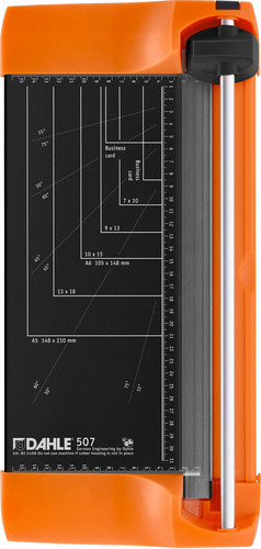 Recortadora Papel Giratoria Color Naranja