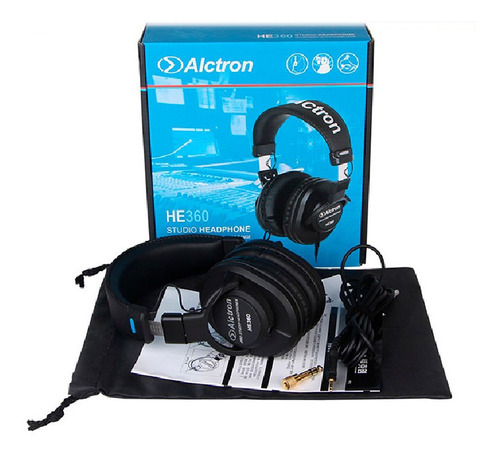 Imagen 7 de 10 de Auricular Profesional Monitoreo Cerrado Alctron He360