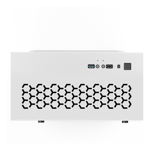 Gabinete Caja Atx Iceberg Glacius Negra Vidrio Templado Led