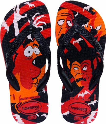 Zonazero Havaianas Ojotas Kids Scooby Doo Niños Originales