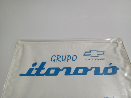 Capa Manual Itororó Concessionária Chevrolet De Época Orig.