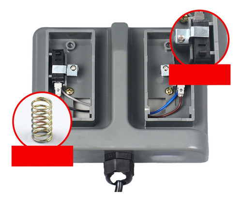 Interruptor De Pedal Doble, Interruptor De Doble Pedal