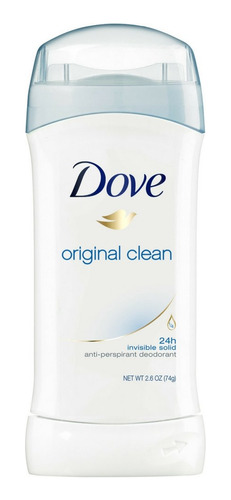 Dove Invisible Solid Desodorante, Original Clean - 2.6 Oz -.