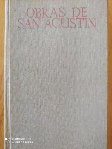 Obras De San Agustín Bac - Tomo 3 / Obras Filosóficas