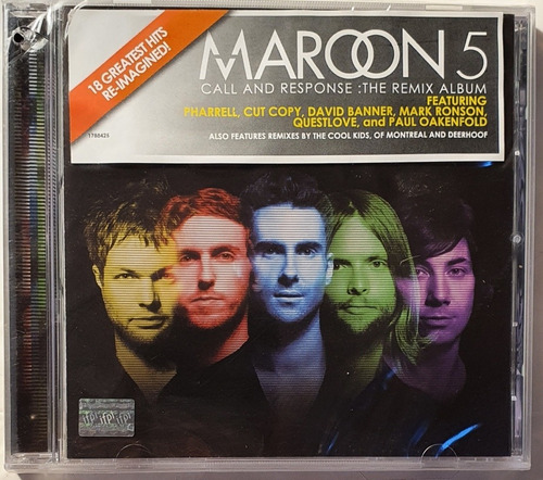 Cd Maroon 5 - Call And Response - The Remix Álbum