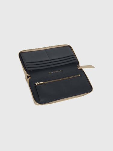 Cartera De Piel Acolchada Tommy Hilfiger De Mujer