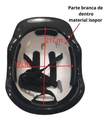 Kit Proteção Capacete Cotoveleira Joelheira Rosa Kj19rs