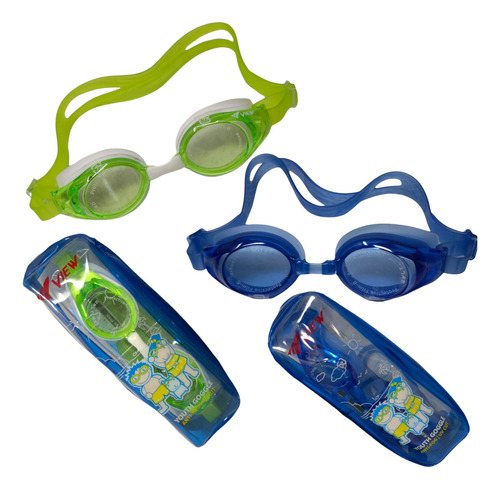 Goggle Natacion Infantil Unisex Niños Niñas Gafas Uv View