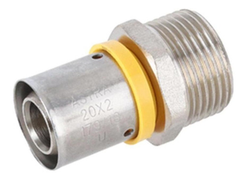 Conexão Fixa Astra Macho P/ Gás 16mm Cor Cromado