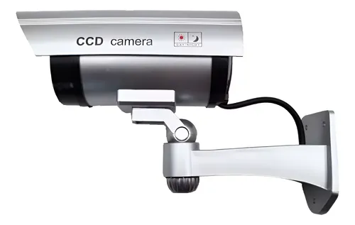 Camara Falsa Tipo Domo Ccd Con Luz Led Seguridad