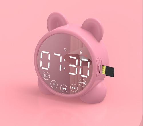 Reloj Con Altavoz Bluetooth Multifuncional, Reloj Despertado