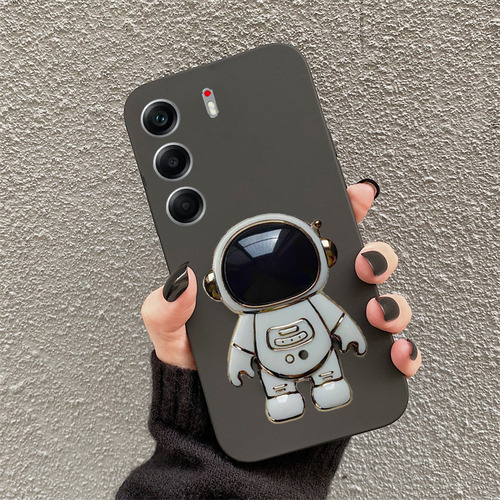 Funda Para Tecno Camon 40 Pro Plano Suave Astronautas Y Mica
