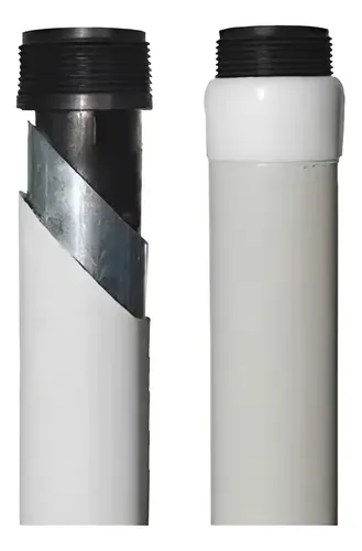Caño Bajada Pilar Aislacion Doble 2` X 4,20mts (esp 2,5mm)
