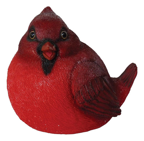 Fat Cardinal De Michael Carr Designs - Figura De Pájaro Al A