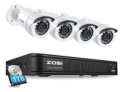 Zosi H.265+ 5mp Poe Home Security Camera System, 8 2js14