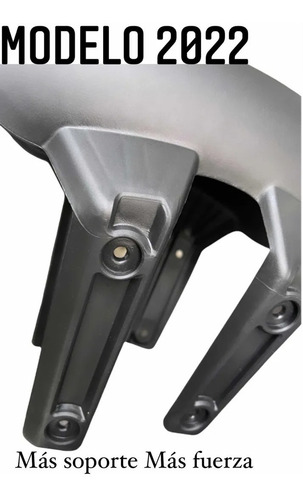 Imagen 2 de 10 de Salpicadera Trasera Moto Lodera Rocketman Italika Yamaha Fz