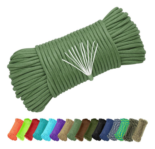 650 Paracord/parachute Cord 50'100'200'1000' Mil-spec Paraco