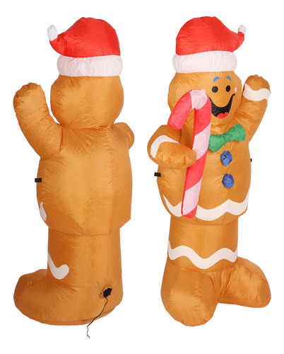 1 5m Altura Inflables Navideños Hombre De Pan De Jengibre