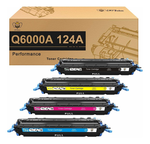 Toner Alternativo ( X4 ) 4 Colores 124a Q6000a Q6001a Q6002a Q6003a 1600 2600n 2605dn 2605dtn Cm1015 Cm1017 Mfp