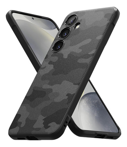 Funda Ringke Onyx Para Samsung S24 Plus - Camuflaje Negro