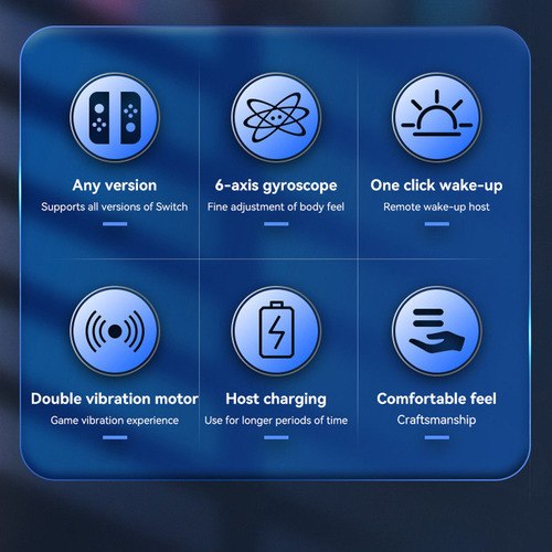 1 Par De Controles Sem Fio Para Nintendo Joycon Switch