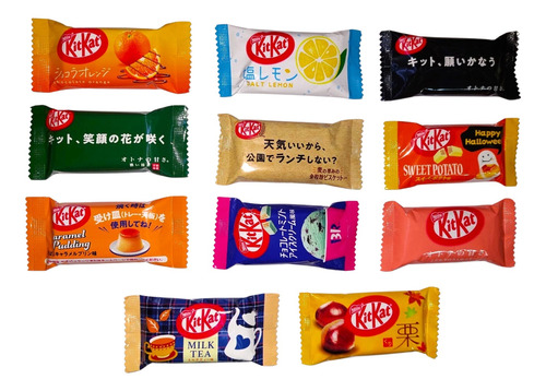 Kit Kat  11 Sabores Limitados Y Diferentes De Japon Dulces