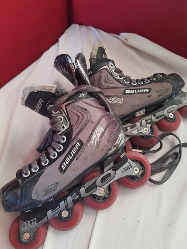 Patines En Línea Bauer Roller Hockey 4 D Equivalente A 36 Argentino 7.268 Cm Gris Oscuro (Usado)