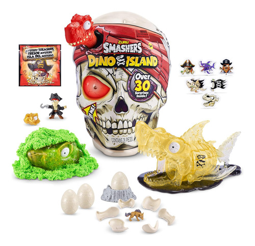 Set Craneo Gigante Zuru Smashers Dino Island Surtido Sorpres