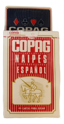 Imagen 1 de 10 de Naipes Español Copag  Mazo 40 Cartas -juego Truco - Capital 