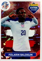 Comprar Figurita Extra Sticker Copa America 2024 \u002F\u002F Balogun Bronce