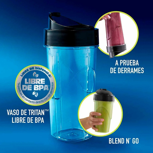 Oster® Sistema De Nutrición Actifit+tm Blstxpn7001 Negro